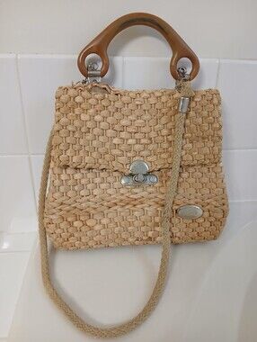 90s Italian Made Straw Bag